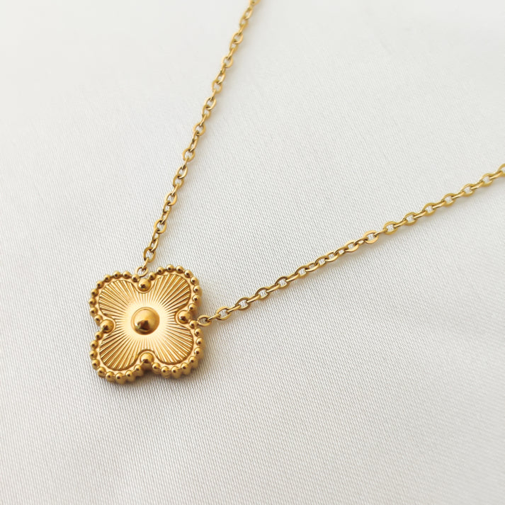 Four Leaf Clover Necklace - Stainless Steel