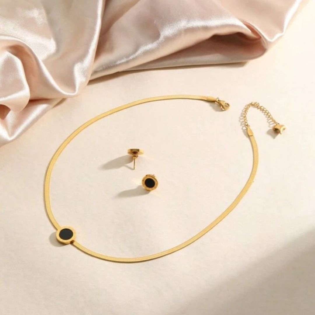 Set Snake Chain Balgari (Necklace + Tops)