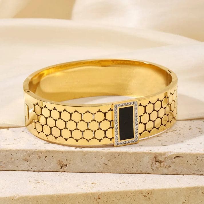 Gold Gala Cuff - Stainless Steel