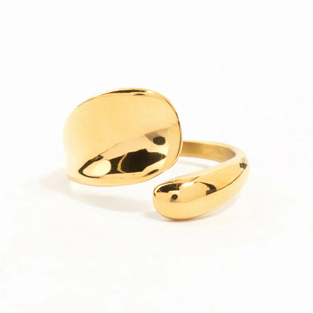 Duo Bubbly Ring - Stainless Steel