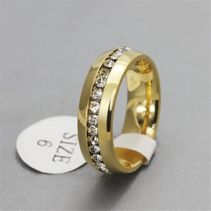Celestial Crystal Ring - Stainless Steel