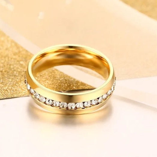 Celestial Crystal Ring - Stainless Steel