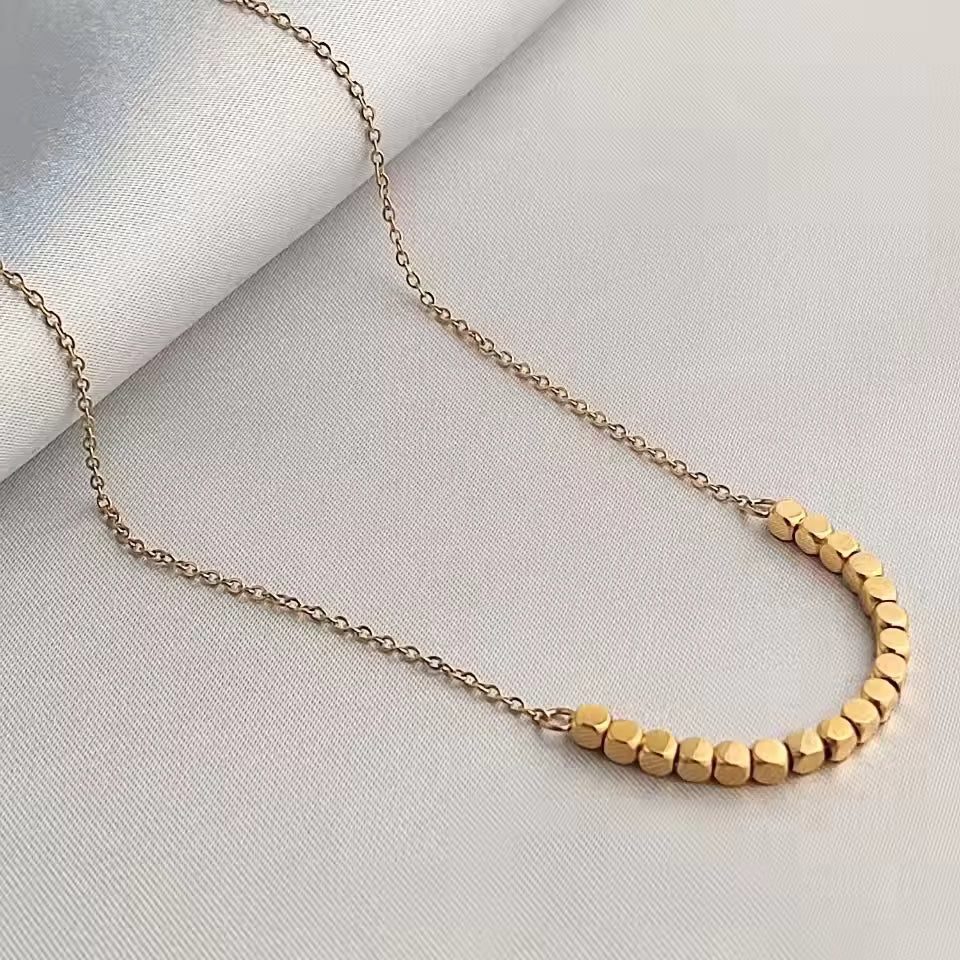 Dainty Geometric Necklace - Stainless Steel