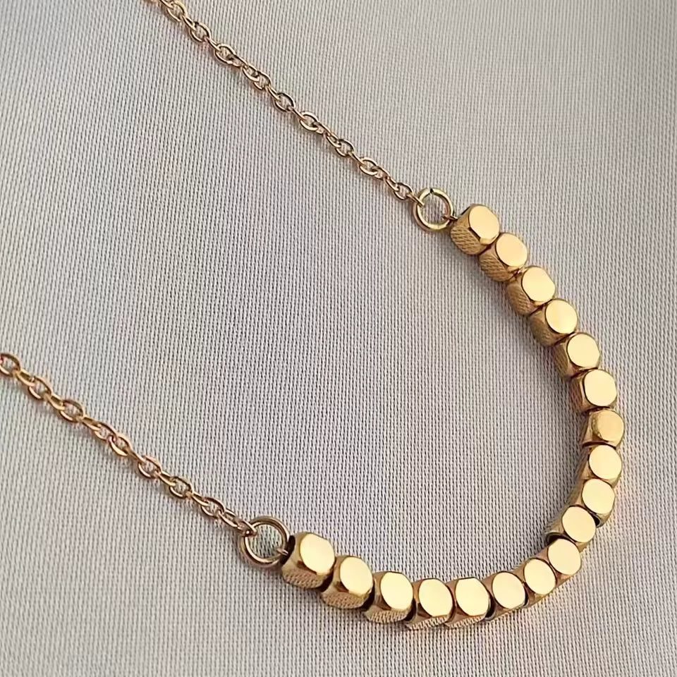Dainty Geometric Necklace - Stainless Steel