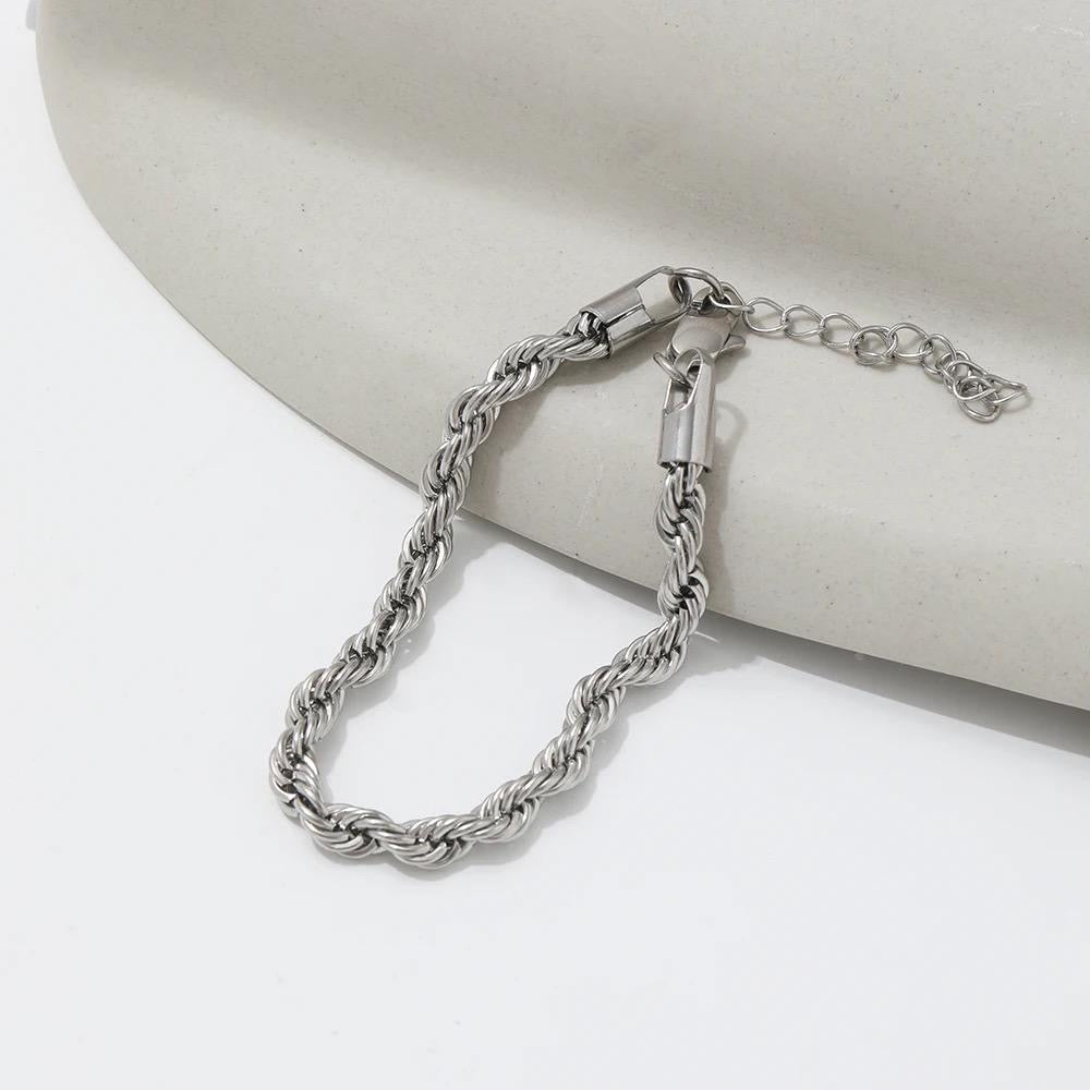 Milas Twisted Bracelet - Stainless Steel