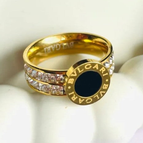 Bvlgari Style Ring - Stainless Steel