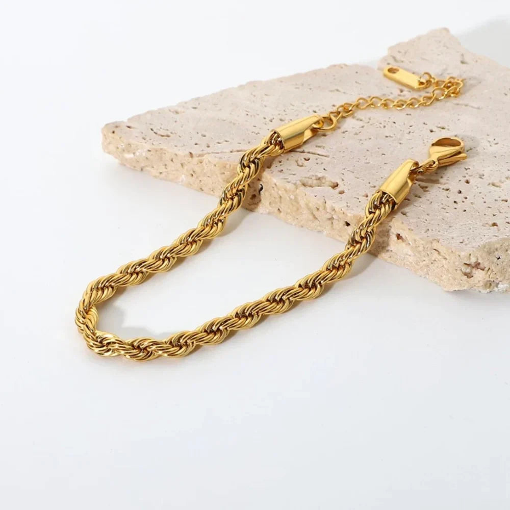 Milas Twisted Bracelet - Stainless Steel