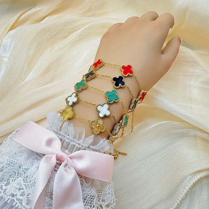 Clover Bracelet - Stainless Steel