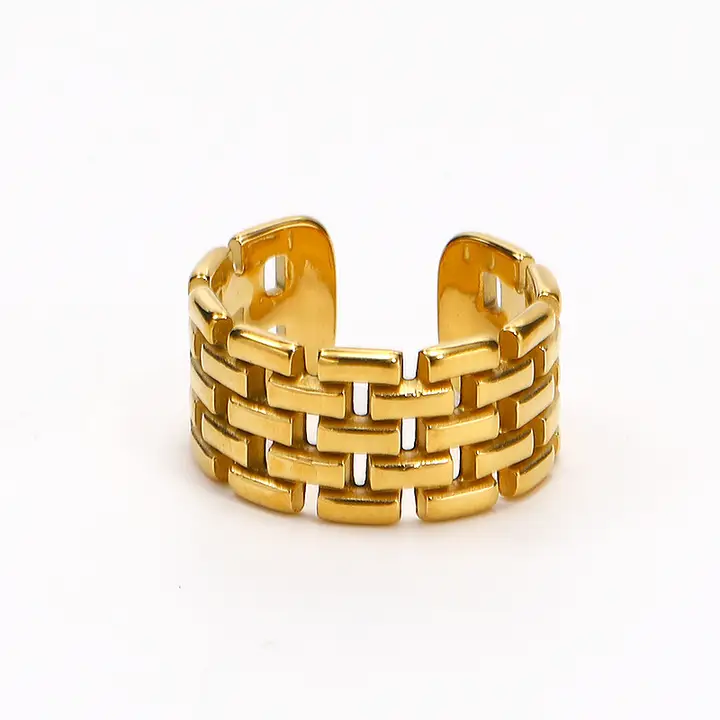 Brick Ring - Stainless Steel
