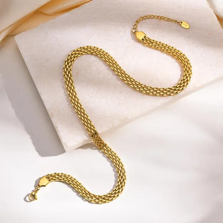 Rowena Necklace - Stainless Steel