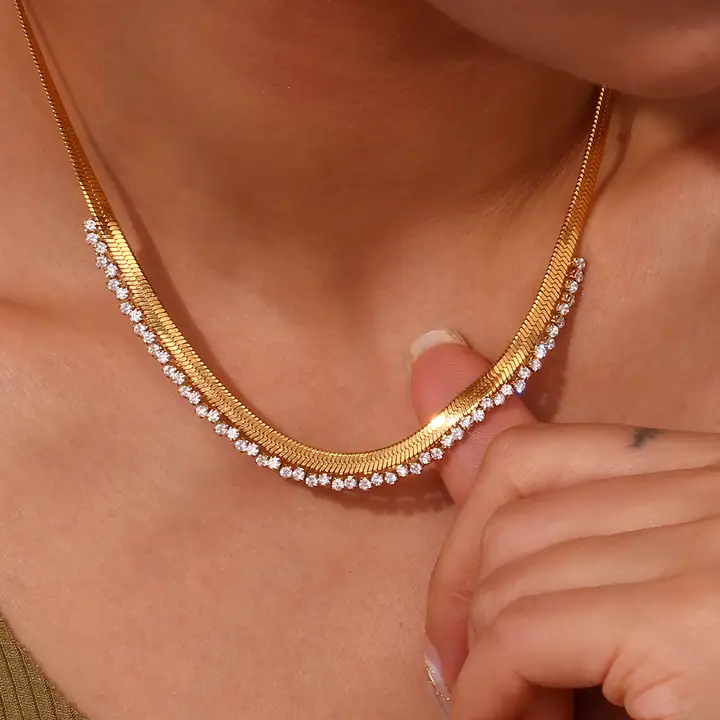 Luster Necklace - Stainless Steel