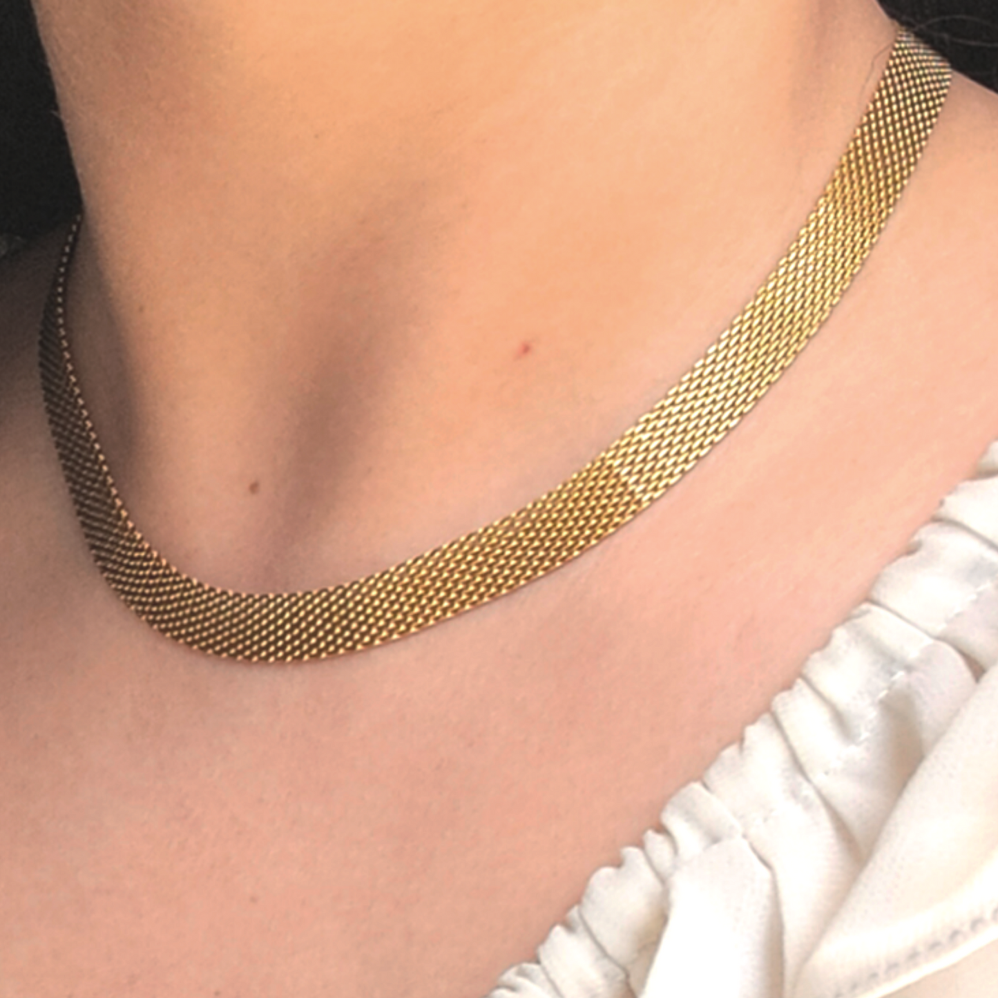 Mesh Necklace - Stainless Steel