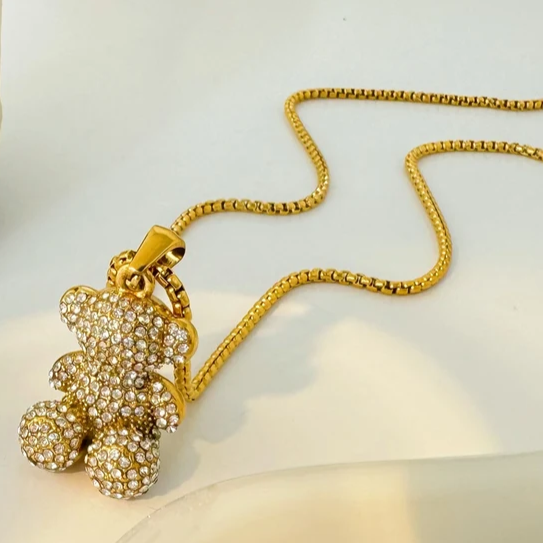 Teddy Necklace - Stainless Steel