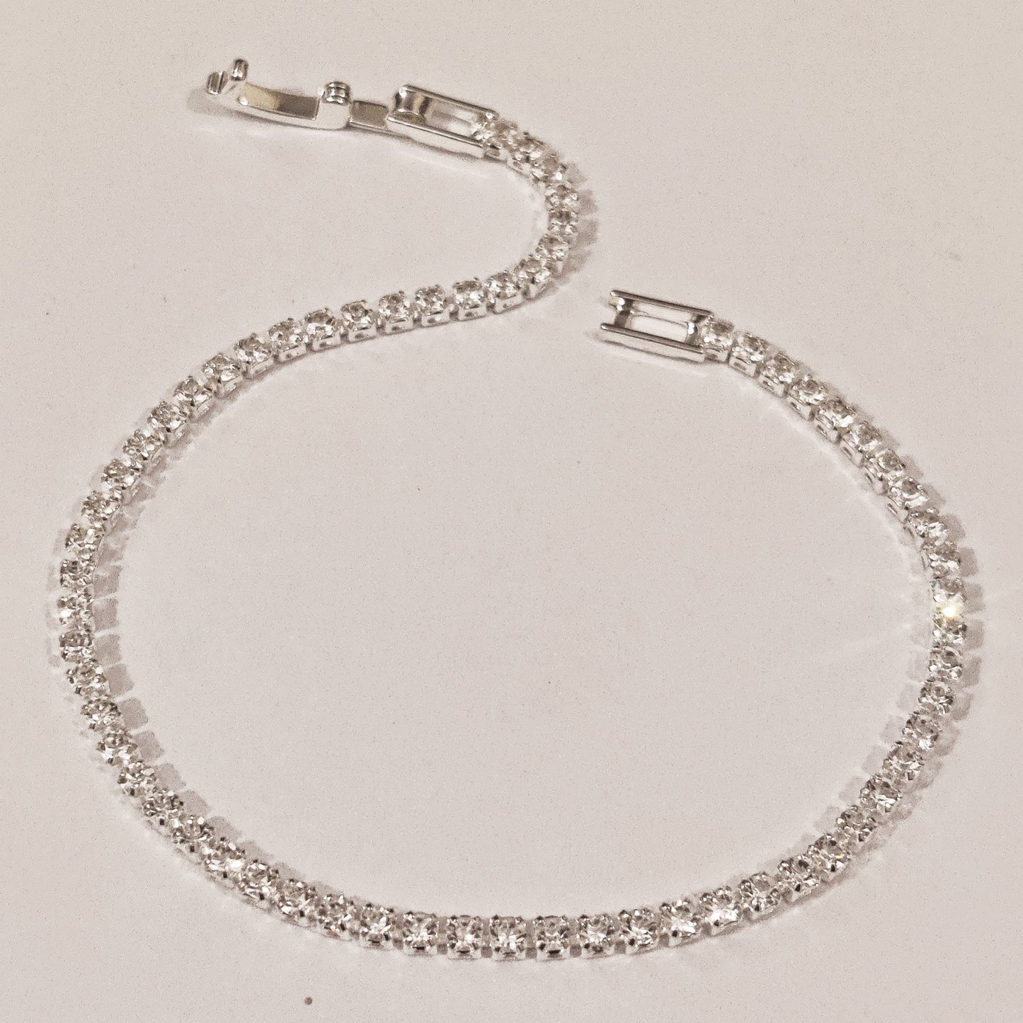 Slim Tennis Bracelets (Golden + Silver) - China Gold