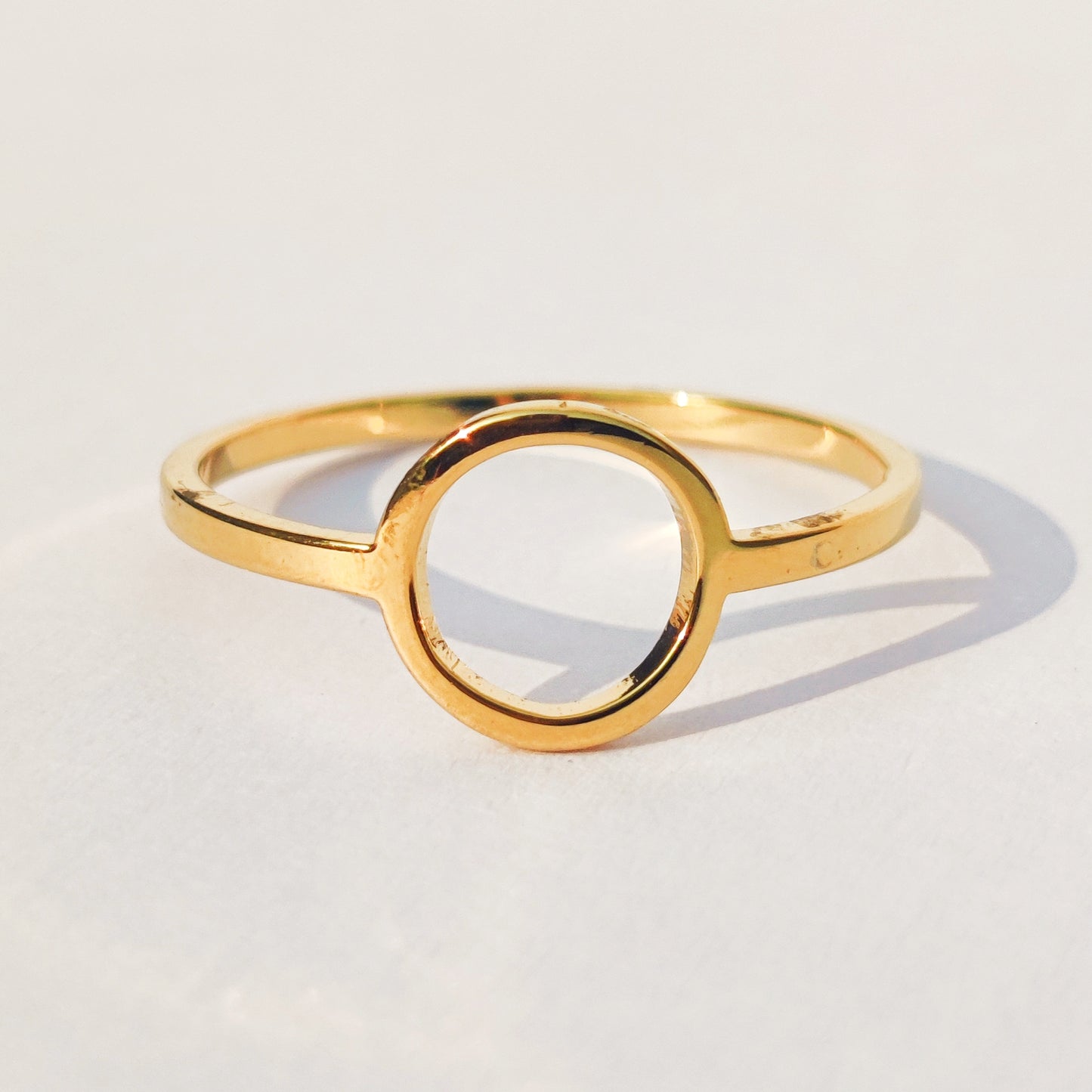 Hollow Mirror Ring - Stainless Steel