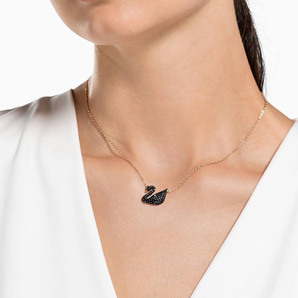 Sia Swan Necklace - Stainless Steel