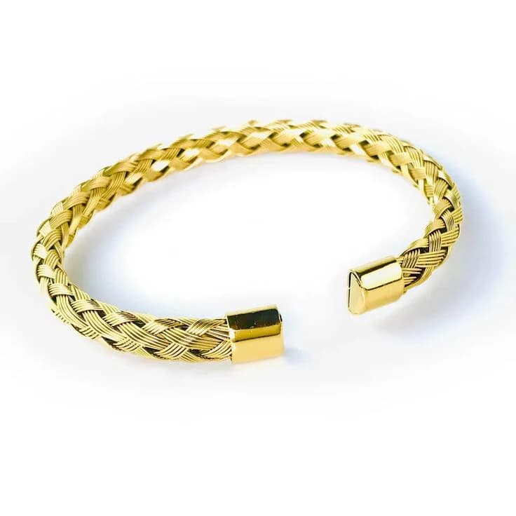 Mesh Open Handcuff - Stainless Steel