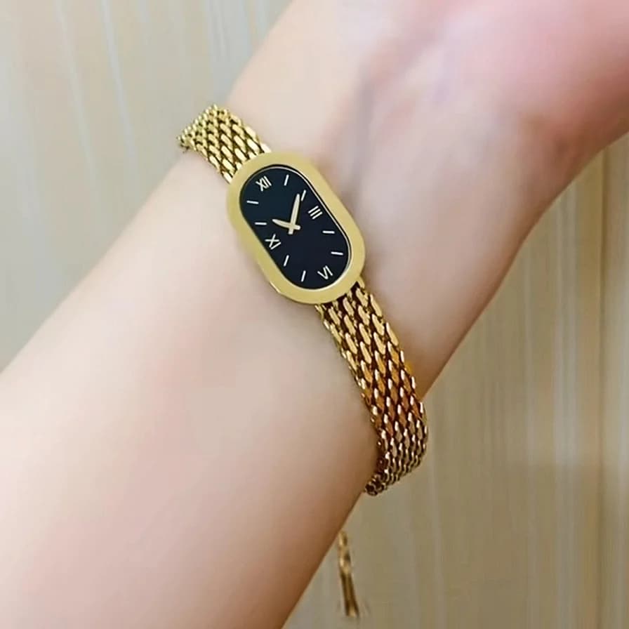Dummy/Fake Mesh Watch Handcuff - Stainless Steel