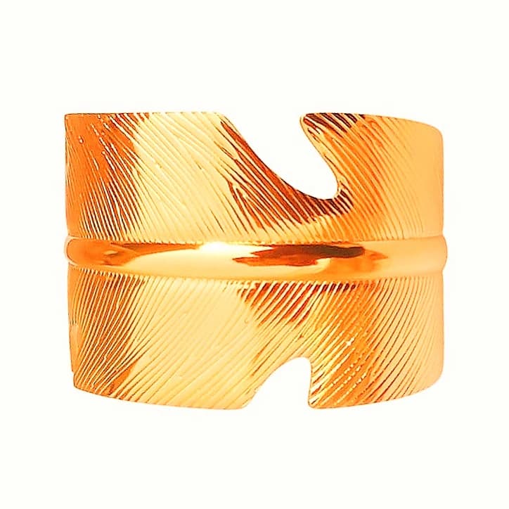 Leafy Open Cuff Bracelet