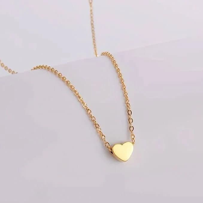 Mini Heart Necklace - Stainless Steel