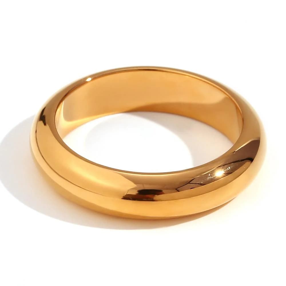 Circle Band Ring - China Gold