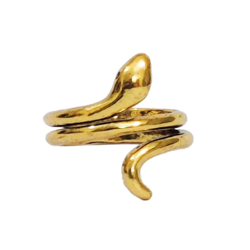 Snake Adjustable Ring - Stainless Steal