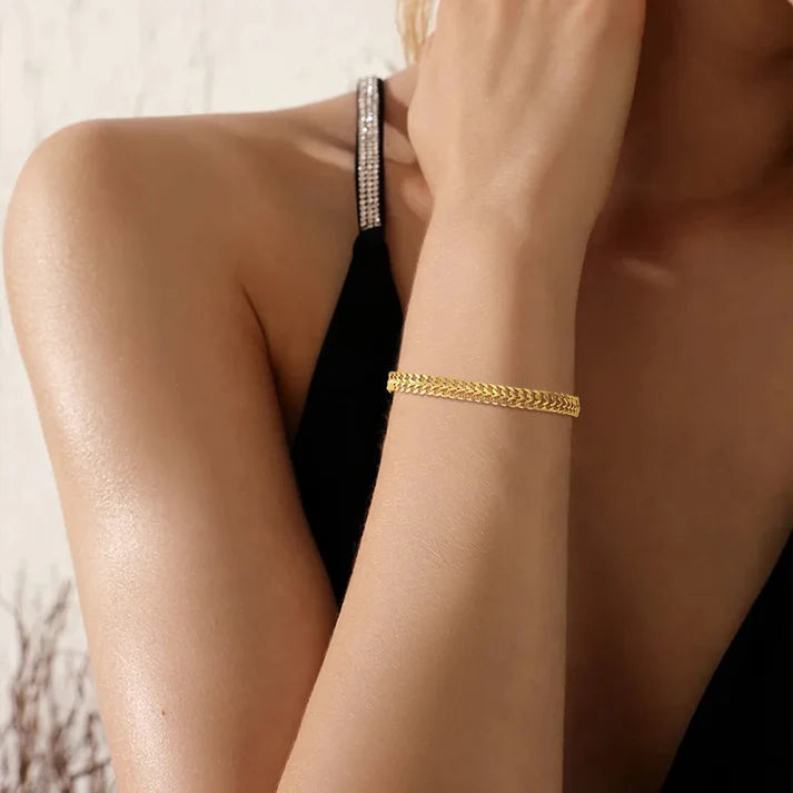 3 Bracelets (Rowena + Mesh +Curb)