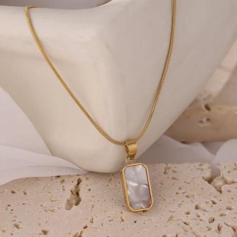 Lotus Necklace - Stainless Steel