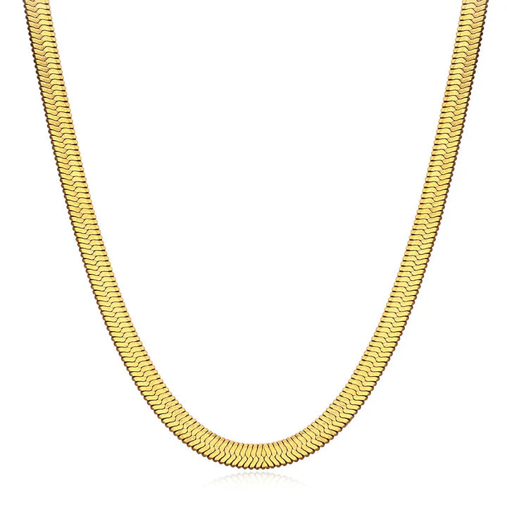 Snake Chain Necklace - Stainless Steel