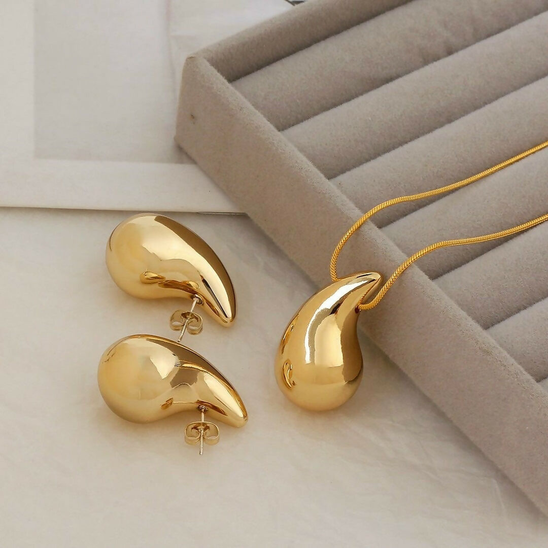 Set Tear Drop (Necklace + Tops)