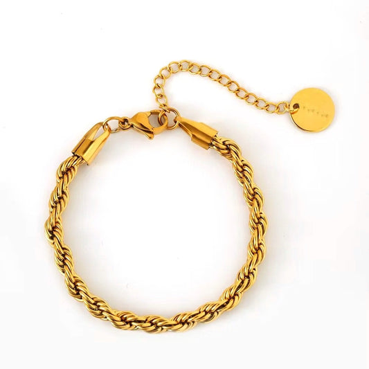 Milas Twisted Bracelet - Stainless Steel