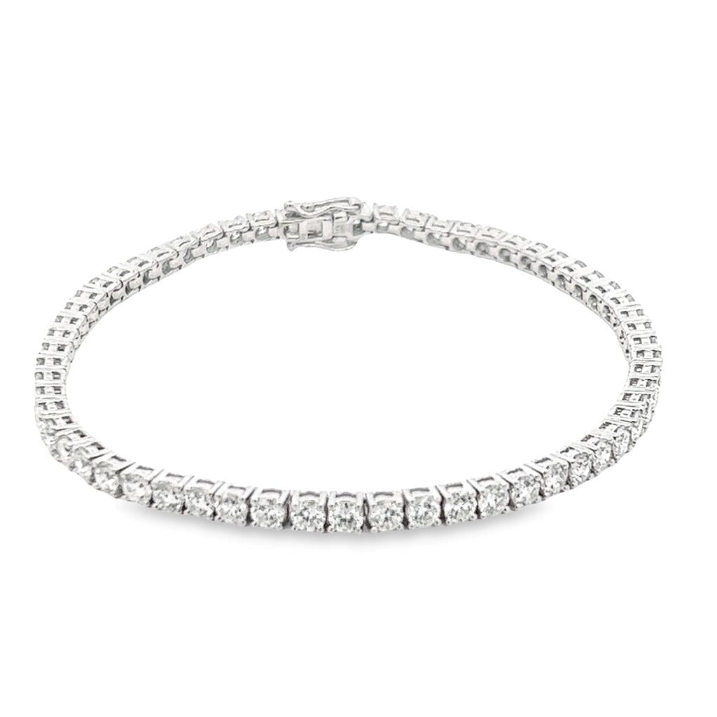 Slim Tennis Bracelet - Stainless Steel