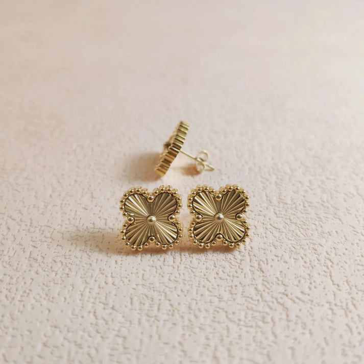 Golden Clover Drops - Stainless Steel