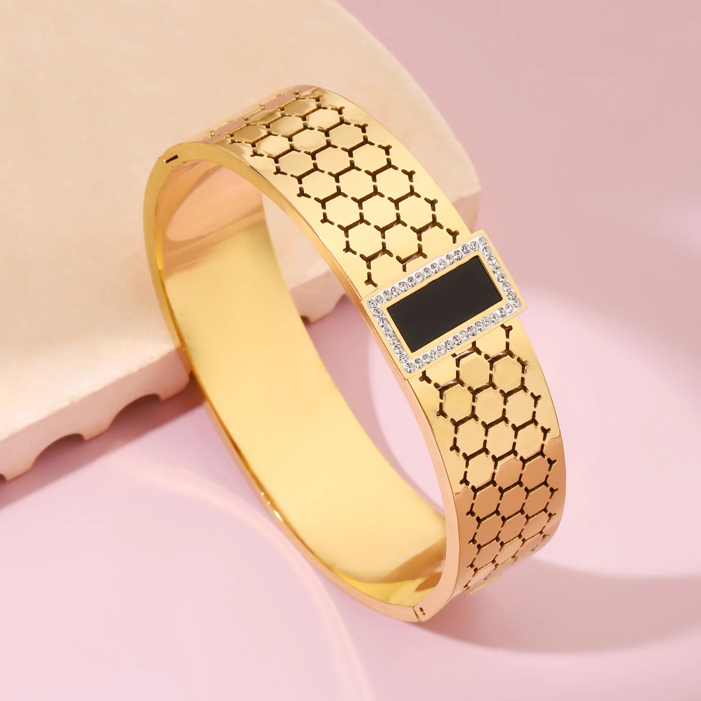 Gold Gala Cuff - Stainless Steel
