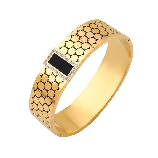 Gold Gala Cuff - Stainless Steel
