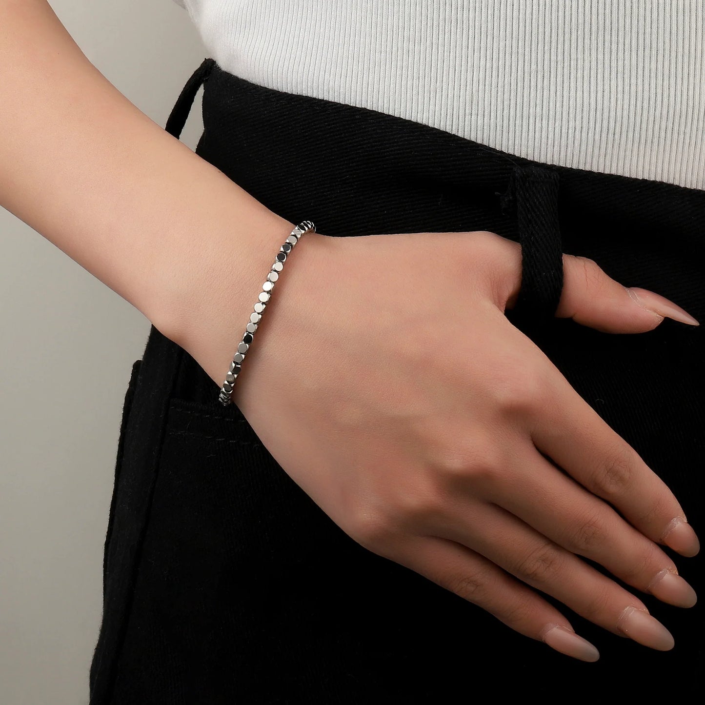 Dainty Geometric Necklace - Stainless Steel