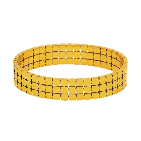 Cubic Link Handcuff - Stainless Steel
