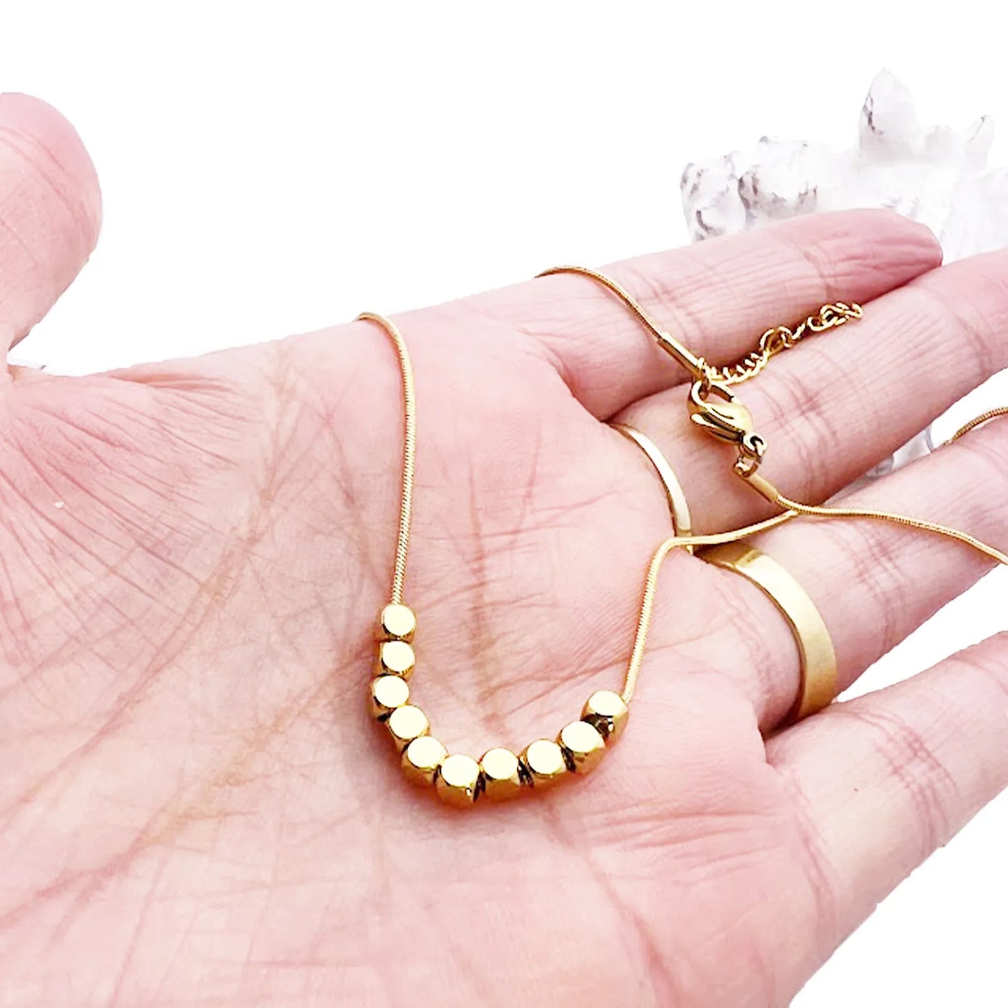 Dainty Geometric Necklace - Stainless Steel