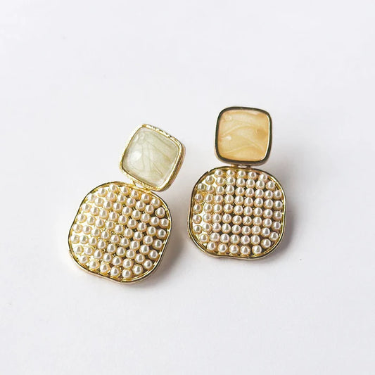 Square Earrings - Stainless Steel