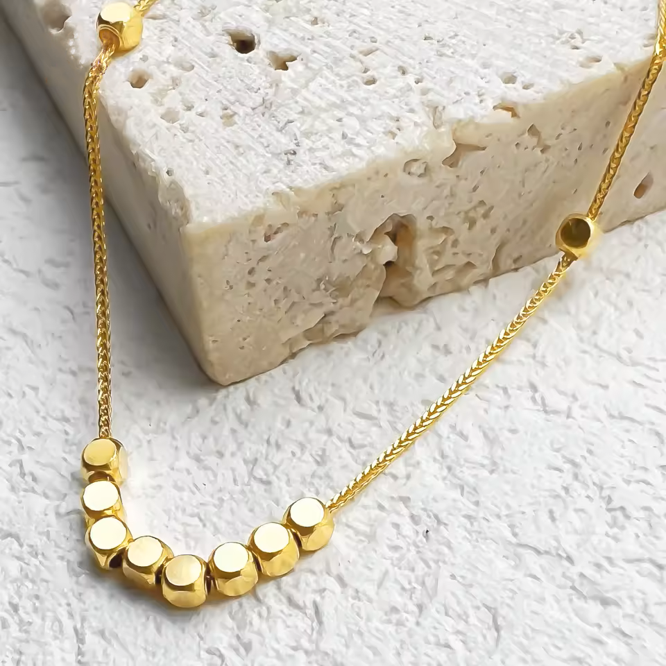 Dainty Geometric Necklace - Stainless Steel