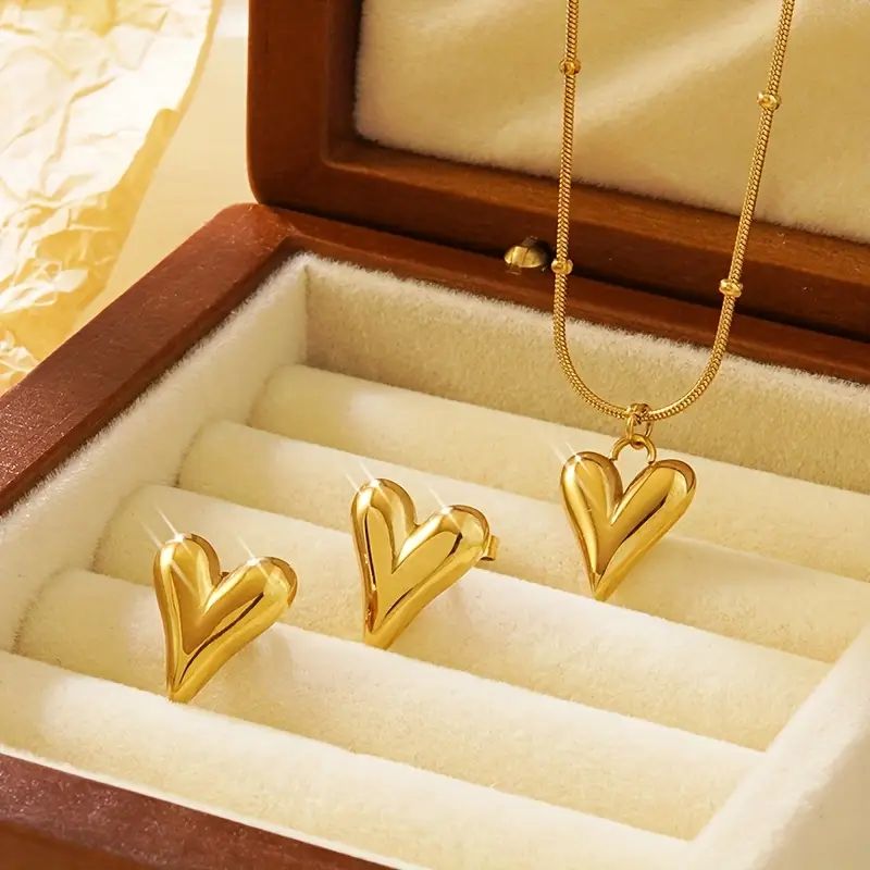 Set Arrow Heart (Necklace + Tops)