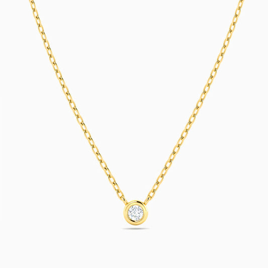 Mini Diamond Necklace - Stainless Steel