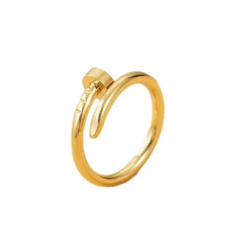 Nail Ring - Stainless Steel