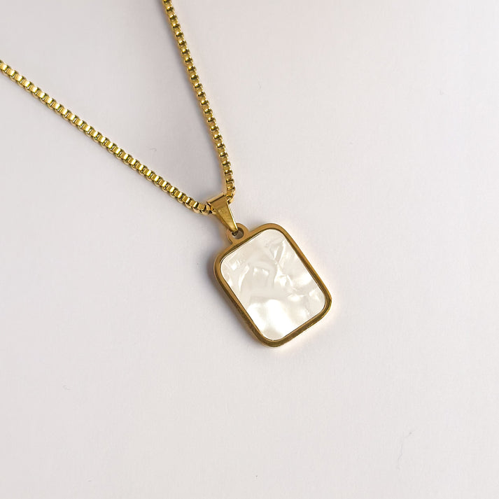 Elke Double Sided Necklace - Stainless Steel