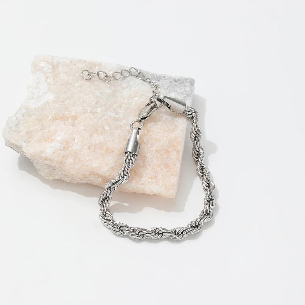 Milas Twisted Bracelet - Stainless Steel