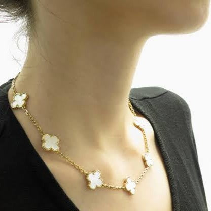Four Leaf Clover Necklace - Stainless Steel