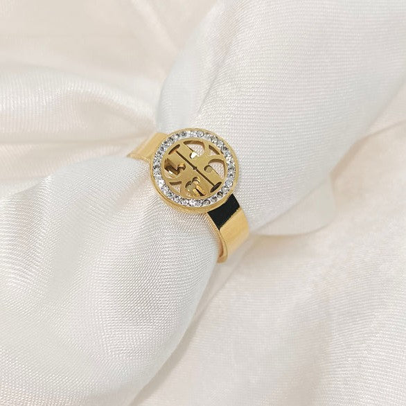 Set Studied Tory Burch Complete (Bracelet + Necklace + Ring + Tops)