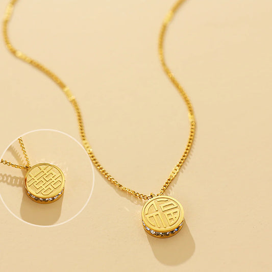 Lucky Fu Necklace - Stainless Steel