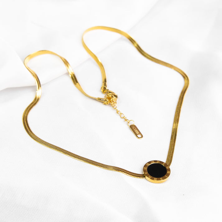Roman Timeless Necklace - Stainless Steel