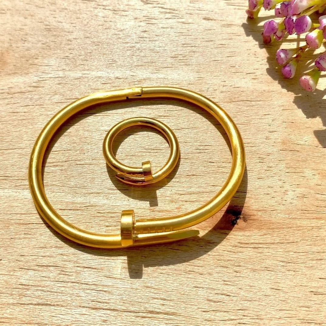 Set Screw Nail (Bracelet + Ring)